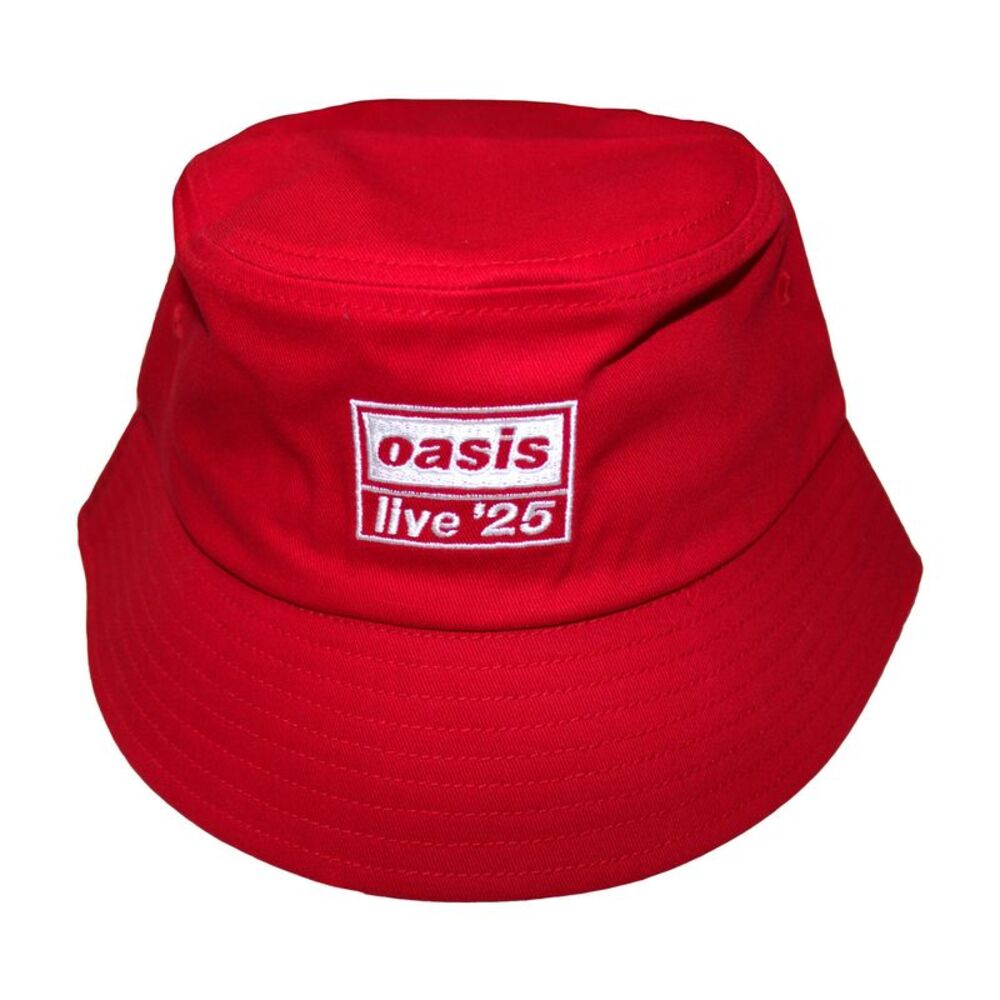 Oasis Live �'25 Logo Bucket Hat / Red